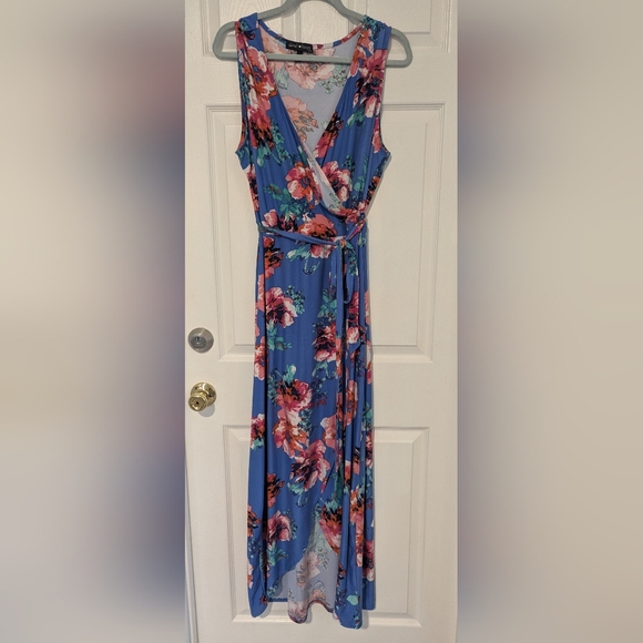 Derek Heart flowered dress 1x - Picture 1 of 6